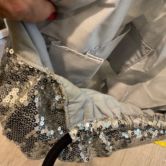 Candies Disco Silver Sequins Hobo Bag NWT - Picture 9 of 9